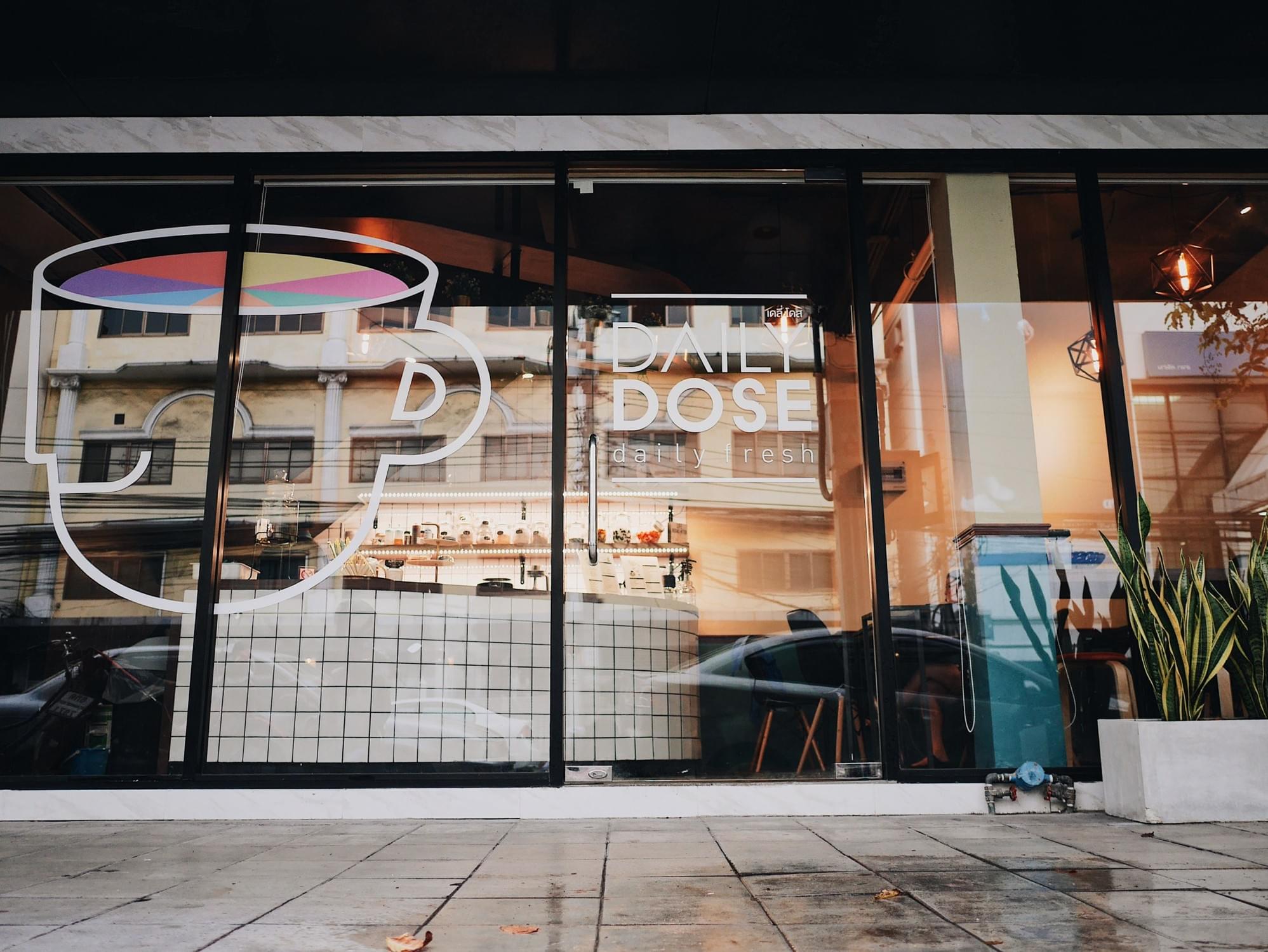 Daily Dose Coffee store in Bangkok